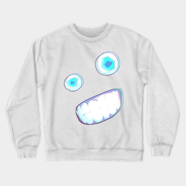 Glitch Gaze V2 Crewneck Sweatshirt by Art John Draws